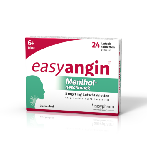 easyangin®Mentholgeschmack 5mg/1mg Lutschtablette online bestellen