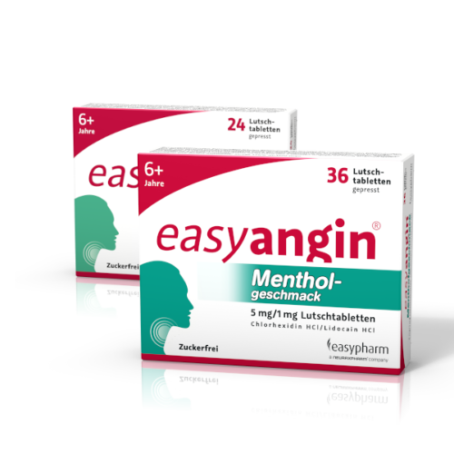 easyangin®Mentholgeschmack 5mg/1mg Lutschtablette online bestellen