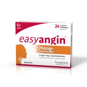 easyangin®Honiggeschmack 5mg/1mg Lutschtablette