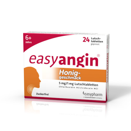 easyangin®Honiggeschmack 5mg/1mg Lutschtablette online bestellen